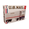 Plastikmodell-LKW & Anhänger 1:25 Ford C600 US Mail Truck w/USPS Trailer – AMT1326